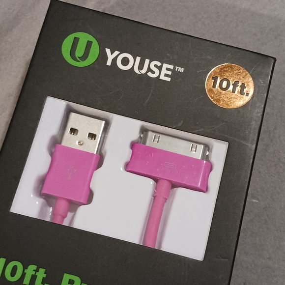 NWT!! YOUSE 10FT PREMIUM 30-PIN CABLE - Picture 3 of 7